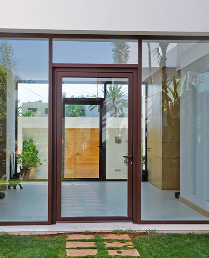 porte aluminium maroc