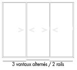 fenêtre coulissante aluminium bois