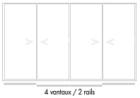 fenêtre coulissante aluminium bois