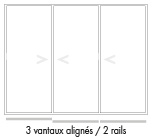 fenêtre coulissante aluminium bois